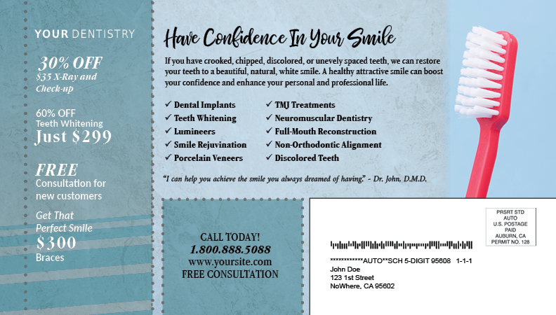 Dental Marketing Postcard