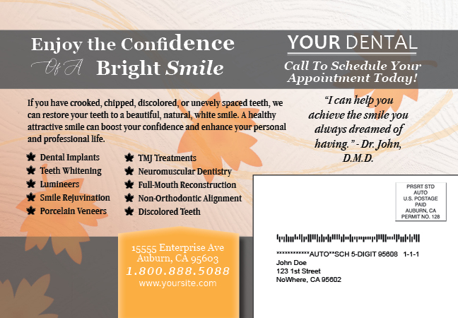 Dental Marketing Postcard