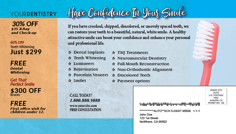 Dental Marketing Postcard